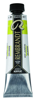 Rembrandt Acrylverf tube 40 ml nr. 617 Geelgroen