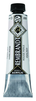 Rembrandt Acrylverf tube 40 ml nr. 819 Parelrood