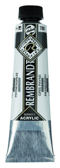 Rembrandt Acrylverf tube 40 ml nr. 708 Paynesgrijs