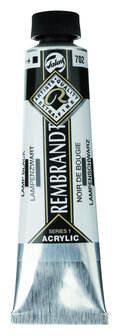 Rembrandt Acrylverf tube 40 ml nr. 702 Lampenzwart