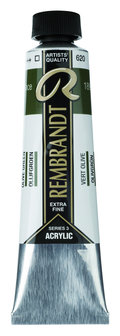 Rembrandt Acrylverf tube 40 ml nr. 620 Olijfgroen