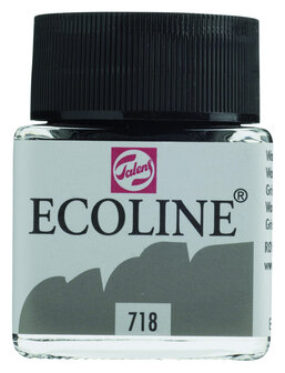 Ecoline Vloeibare waterverf flacon 30ml 718 Warmgrijs