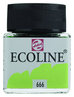 Ecoline Vloeibare waterverf flacon 30ml 666 Pastelgroen