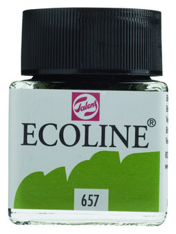 Ecoline Vloeibare waterverf flacon 30ml 657 Bronsgroen