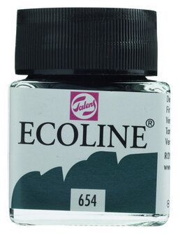 Ecoline Vloeibare waterverf flacon 30ml 654 Dennegroen