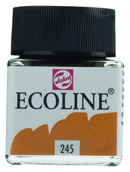 Ecoline Vloeibare waterverf flacon 30ml 245 Saffraangeel