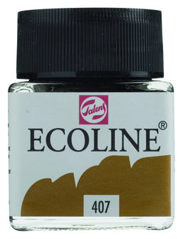 Ecoline Vloeibare waterverf flacon 30ml 407 Donkere oker