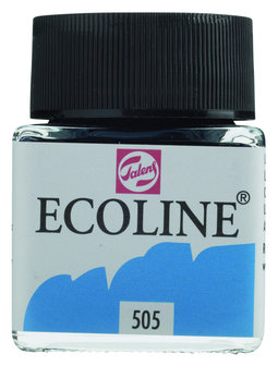 Ecoline Vloeibare waterverf flacon 30ml 505 Ultramarijn licht