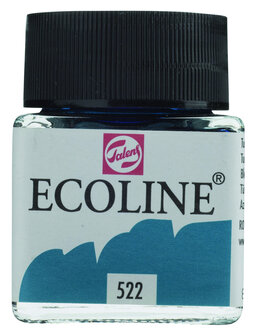 Ecoline Vloeibare waterverf flacon 30ml 522 Turkooisblauw