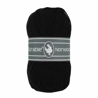 Durable Norwool  001 Zwart 