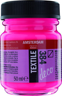 Amsterdam Deco Textiel 50 ml Flacon 384 Reflexroze