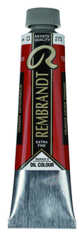 Rembrandt Olieverf tube 40 ml  273 TransparantOxydOranje