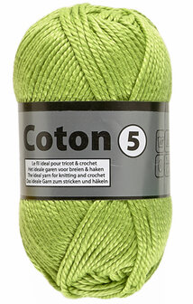 LY Coton 5  071 LichtGroen