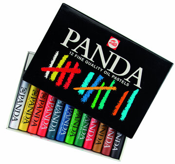 Panda Oliepastels Set 12