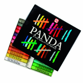 Panda Oliepastels Set 24