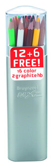Bruynzeel MXZ Blik 12+6 Free kleurpotloden