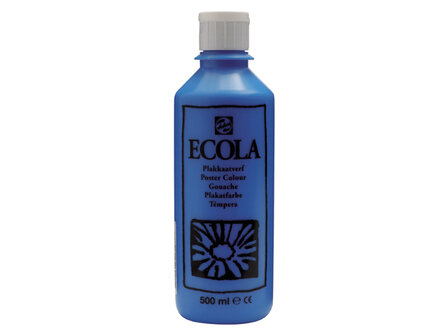 Ecola (Talens Plakkaatverf) 500 ml nr. 501 MiddenBlauw