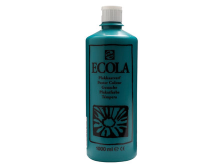 Ecola (Talens Plakkaatverf) 1000 ml nr. 602 Donkergroen