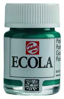 Ecola (Talens Plakkaatverf)  16 ml nr. 602 DonkerGroen