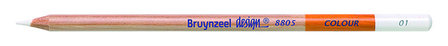 Bruynzeel Design  Sakura Kleurpotlood  8805 nr. 01 Wit