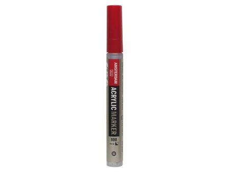 Amsterdam Acryl Marker 4mm nr. 800 Zilver