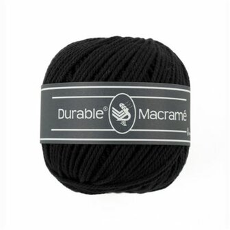 Durable Macrame  325 Zwart