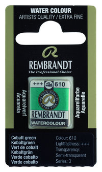 Rembrandt Aquarelverf napje  610 CobaltGreen