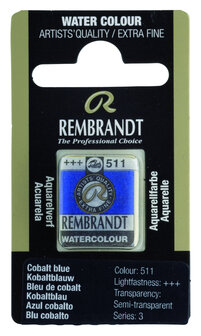 Rembrandt Aquarelverf napje  511 CobaltBlauw
