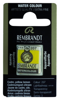 Rembrandt Aquarelverf napje  207 CadmiumYellowCitroen