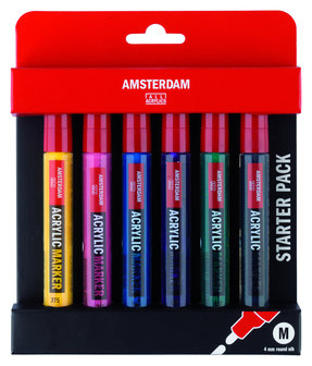 Amsterdam Acrylic Marker 4mm set 