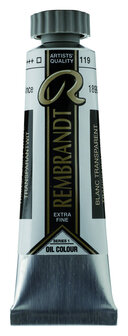 Rembrandt Olieverf tube 15 ml  119 TransparantWit