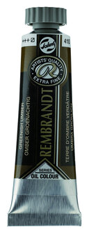 Rembrandt Olieverf tube 15 ml  410 OmberGroenachtig