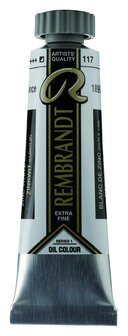 Rembrandt Olieverf tube 15 ml  117 ZinkWit LijnOlie