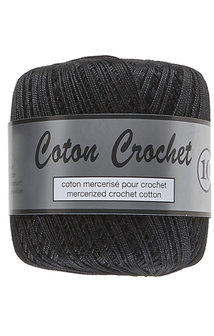 LY Coton Crochet 10 001 Zwart