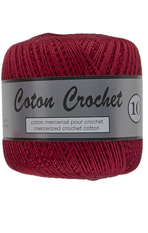LY Coton Crochet 10 042 Rood