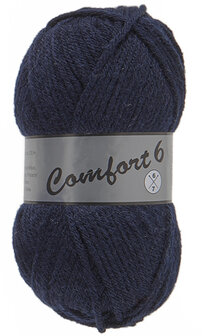 Lammy Yarns Comfort 6 890 DonkerBlauw