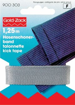 Goldzack 900 303 Broekst.Band Grijs 1.25meter