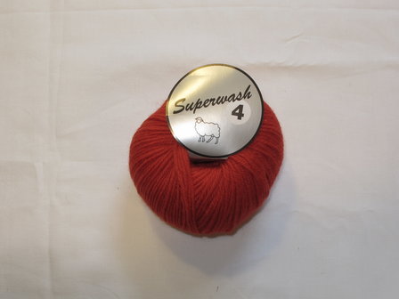 Lammy Yarns SuperWash 043 Rood