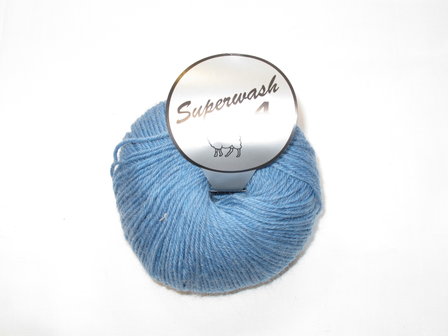 Lammy Yarns SuperWash 040 DenimBlauw