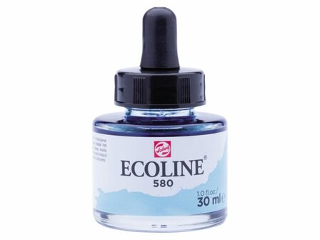 Ecoline Vloeibare waterverf flacon 30ml 580 Pastelblauw