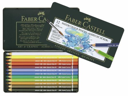 Faber-Castell WaterColour Pencils 12 stuks
