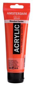 Amsterdam Acryl tube 120ml 398 Naftolrood Licht