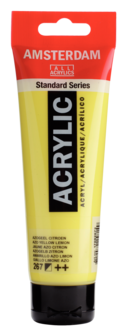 Amsterdam Acryl tube 120ml 267 Azogeel citroen