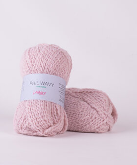 Phil Wavy 1002 Avec Laine Rose (Rose The)