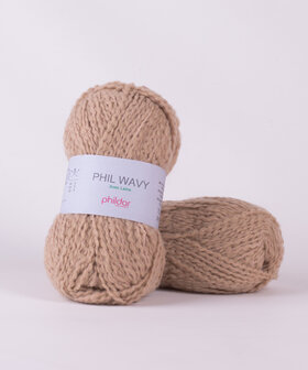 Phil Wavy 1244 Avec Laine Beige Biche