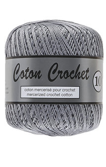 LY Coton Crochet 10 038 LichtGrijs