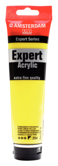 Amsterdam Acrylverf Expert tube 150 ml 254 Permanentcitroengeel