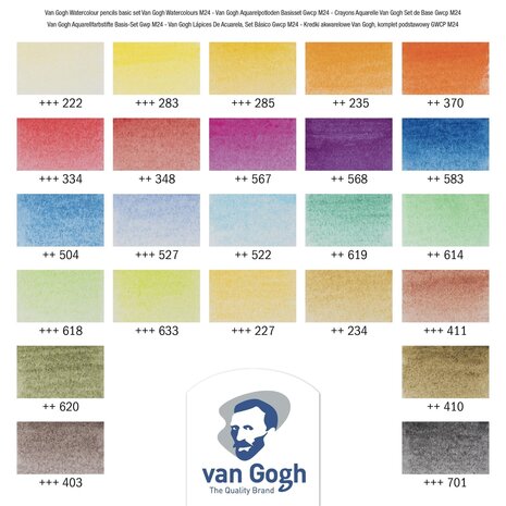 Van Gogh Aquarelpotloden set M 24