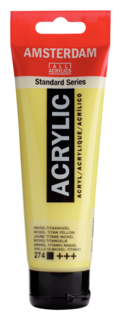 Amsterdam Acryl tube 120ml 274 Nikkeltitaangeel