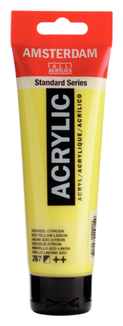 Amsterdam Acryl tube 120ml 267 Azogeel citroen